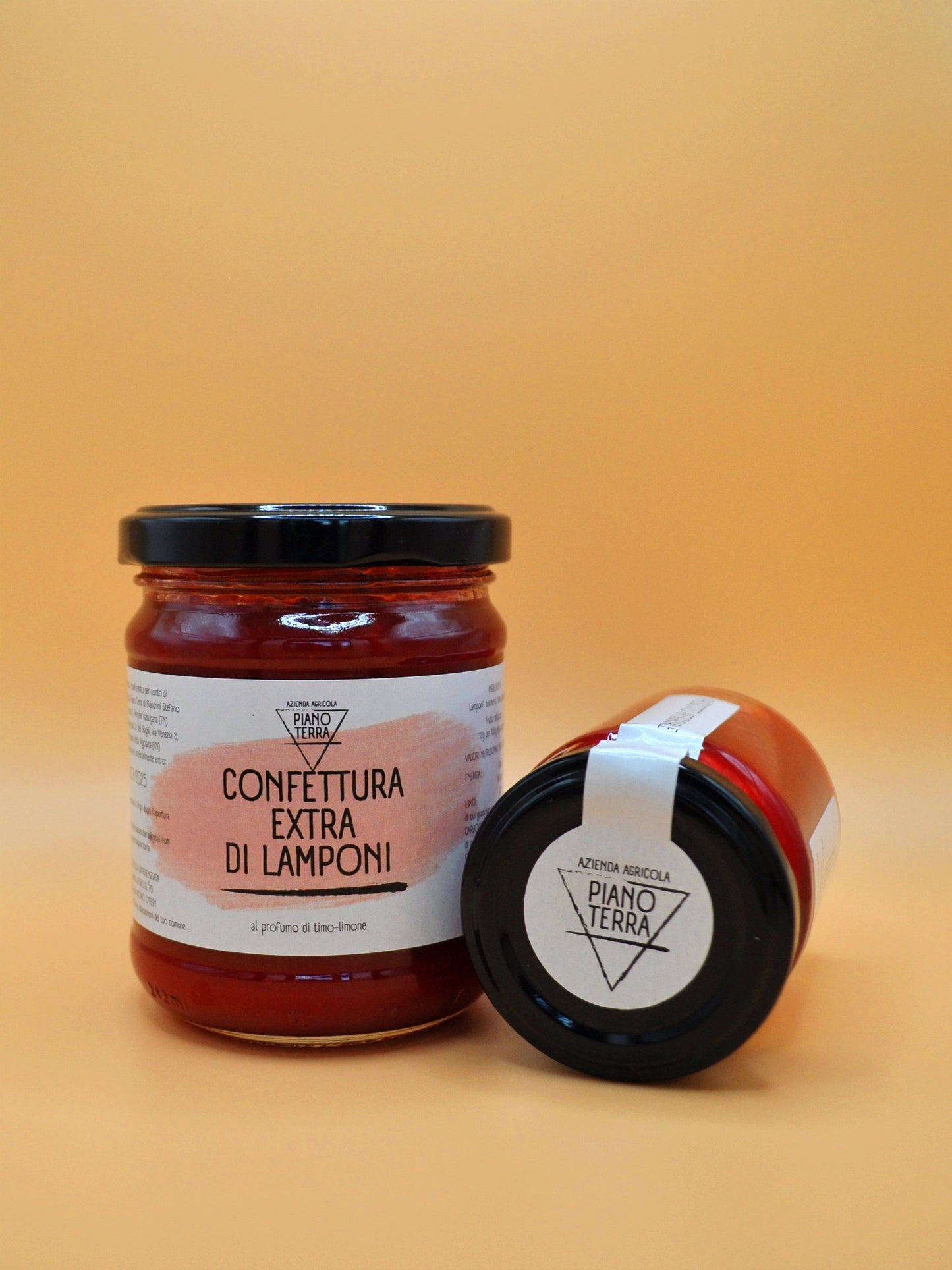 Confettura extra di lamponi al profumo di timo-limone 210g