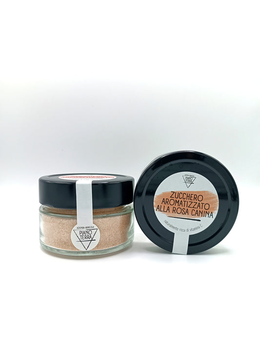 Zucchero aromatizzato alla rosa canina 100g